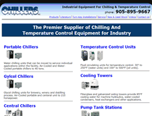 Tablet Screenshot of chillersinc.com